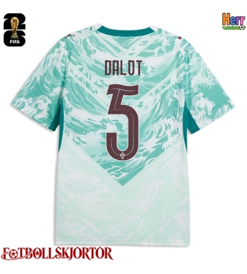 Portugal Diogo Dalot #5 Bortatröja VM 2026 Kortärmad